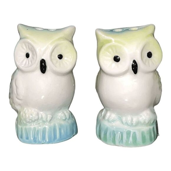 Cracker Barrel Mini Owl Salt and Pepper Shaker - Picture 1 of 3